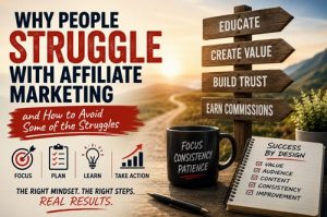 Why So Many People Struggle With Affiliate Marketing